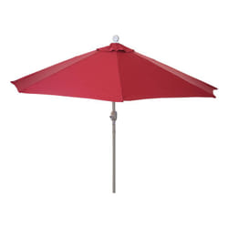 Décoshop26 04_0003852 parasol de terrasse Parasol de balcon Autres Bordeaux, Blanc