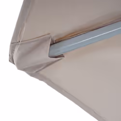 Décoshop26 04_0003852 parasol de terrasse Parasol de balcon Autres Bordeaux, Blanc - Vue supplémentaire 4