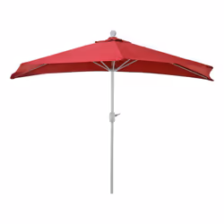 Décoshop26 04_0003852 parasol de terrasse Parasol de balcon Autres Bordeaux, Blanc - Vue supplémentaire 8