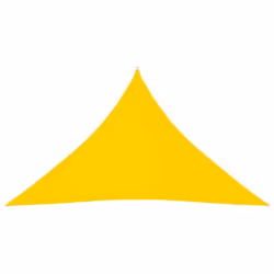 Voile toile dombrage - Non spécifié - Triangulaire - 35 x 35 x 49 m - Jaune - Résistant aux UV