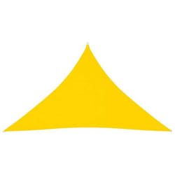 Voile toile dombrage - Non spécifié - Triangulaire - 35 x 35 x 49 m - Jaune - Résistant aux UV