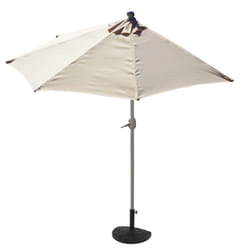 Décoshop26 04_0003849 parasol de terrasse Parasol de balcon Autres Crème, Blanc