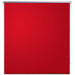 Helloshop26 - Store enrouleur rouge occultant 100 x 175 cm fenêtre rideau pare-vue volet roulant