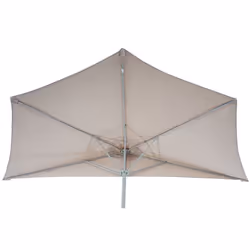 Décoshop26 04_0003850 parasol de terrasse Parasol de balcon Triangle Crème