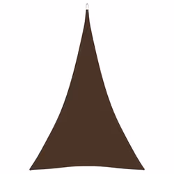 Voile toile dombrage - Non spécifié - Triangulaire - 3 x 4 x 4 m - Tissu Oxford - Marron