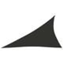 Voile toile dombrage - ANTHRACITE - Triangulaire - 3 x 4 x 5 m - Tissu Oxford enduit PU - Résistant UV