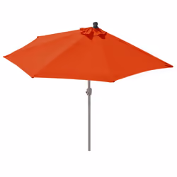 Décoshop26 04_0003902, Parasol de balcon, Triangle, Terre cuite, Polyester, Aluminium, Aluminium
