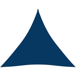Helloshop26 - Voile toile d'ombrage parasol tissu oxford triangulaire 4,5 x 4,5 x 4,5 m bleu