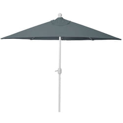 Décoshop26 04_0003897 parasol de terrasse Parasol de balcon Autres Anthracite, Blanc