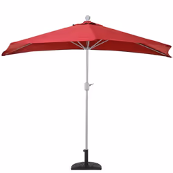 Décoshop26 04_0003845 parasol de terrasse Parasol de balcon Autres Noir, Bourgogne