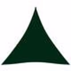 Voile toile d ombrage parasol tissu oxford triangulaire 4 x 4 x 4 m vert fonce