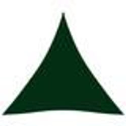 Voile toile d ombrage parasol tissu oxford triangulaire 4 x 4 x 4 m vert fonce