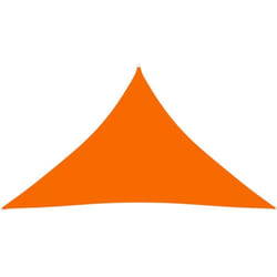 Helloshop26 - Voile toile d'ombrage parasol tissu oxford triangulaire 4 x 4 x 5,8 m orange