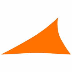 Voile toile dombrage - Non spécifié - Triangulaire - Tissu Oxford - 4 x 5 x 64 m - Orange