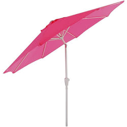Décoshop26 04_0003873 parasol de terrasse Parasol de balcon Rond Rose