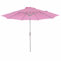 Décoshop26 04_0003887 parasol de terrasse Parasol de balcon Rond Gris, Lilas