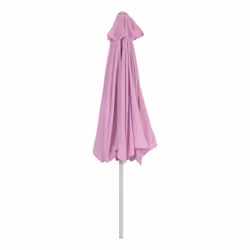 Décoshop26 04_0003887 parasol de terrasse Parasol de balcon Rond Gris, Lilas