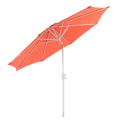 Décoshop26 04_0003884 parasol de terrasse Parasol de balcon Rond Crème, Gris