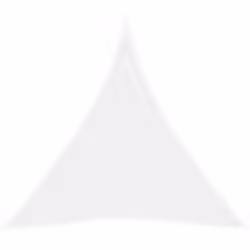 Voile toile dombrage - MARQUE - Modèle - Tissu Oxford - Triangulaire - 6 x 6 x 6 m