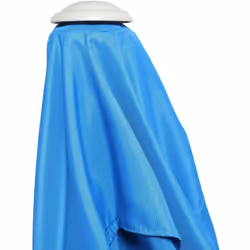 Décoshop26 04_0003890 parasol de terrasse Parasol de plage Rectangle Bleu, Blanc