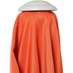 Décoshop26 04_0003896 parasol de terrasse Parasol de plage Rectangle Terre cuite, Blanc