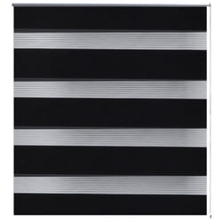 Helloshop26 - Store enrouleur noir tamisant 70 x 120 cm fenêtre rideau pare-vue volet roulant