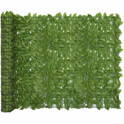 Cet écran avec des feuilles crée une intimité agréable et une ambiance chaleureuse sur votre balcon, terrasse ou dans le jard ...