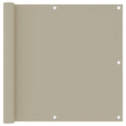 Écran de balcon - Noname - 90 x 500 cm - Imperméable - Résistant au vent - Protection UV