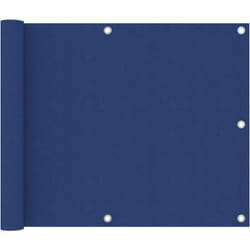 Helloshop26 - cran de balcon brise pare vue protection confidentialité bleu 75 x 500 cm tissu oxford