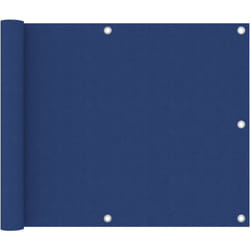 Helloshop26 - cran de balcon brise pare vue protection confidentialité bleu 75 x 600 cm tissu oxford