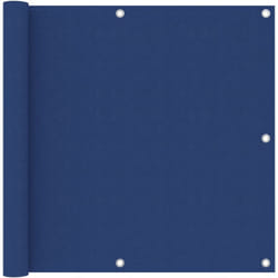 Cran de balcon brise pare vue protection confidentialité 90 x 400 cm tissu oxford bleu
