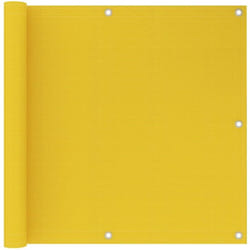 Cran de balcon brise pare vue protection confidentialité 90 x 500 cm pehd jaune