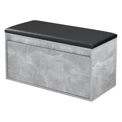 Banc à chaussures - Design - Avec tiroir - Siège rembourré - Pour 3 paires - Entrée