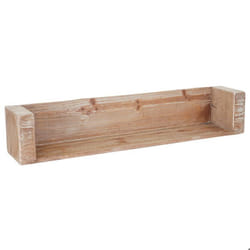 Etagère murale - Bois de sapin - 80 cm - Marron - Décorative - Fonctionnelle