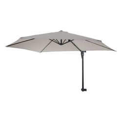 Décoshop26 04_0005639 parasol de terrasse Parasol de balcon Autres Noir, Sable