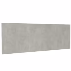 Tête de lit - Chic - 240x80 cm - Bois MDF - Installation murale - Gris