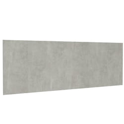Tête de lit - Chic - 240x80 cm - Bois MDF - Installation murale - Gris