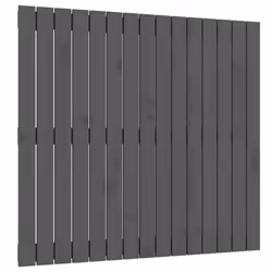 Tête de lit accessoire couchage chambre à coucher meuble murale 955 par 3 par 90 bois massif gris