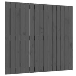 Tête de lit accessoire couchage chambre à coucher meuble murale 955 par 3 par 90 bois massif gris