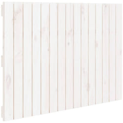 Décoshop26 - Tête de lit accessoire couchage chambre à coucher meuble murale style palette 95,5 x 3 x 60 cm bois massif blanc TDL0202683