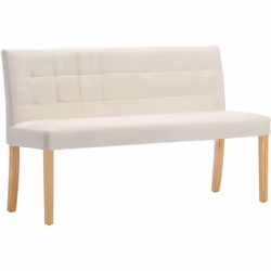 Présentant un design avec dossier à motif linéaire, ce banc simple et classique convient finement au couloir, au salon ou à d ...