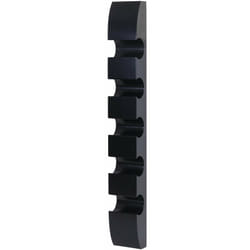 Décoshop26 - Casier à bouteilles support mural porte-bouteilles, pour 5 bouteilles 99x13x9cm noir 040002519