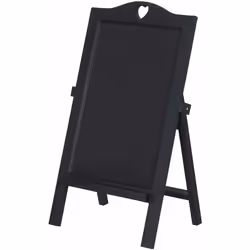 Panneau publicitaire tableau noir panneau décoratif 66x39x33cm Entièrement assemblé Fabriqué à partir de bois de paulownia ma ...