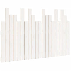 Décoshop26 - Tête de lit accessoire couchage chambre à coucher meuble murale style palette 127,5 x 3 x 80 cm bois massif blanc TDL0202729