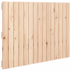 Tête de lit - Bois massif - 955x3x60 cm - Style classique - Installation murale - Couleur marron