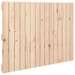 Tête de lit - Bois massif - 955x3x60 cm - Style classique - Installation murale - Couleur marron