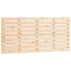 Tête de lit accessoire couchage chambre à coucher meuble murale style palette 146 par 3 par 63 bois massif de pin