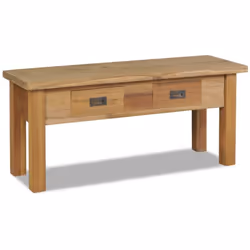 Ce banc d'entrée de style colonial en teck massif ajoutera une touche de charme rustique à votre intérieur. Il peut également ...