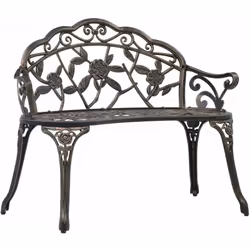 Le banc de jardin peut compléter le décor de tout jardin ou patio avec ses décorations ornées et son style romantique et sera ...