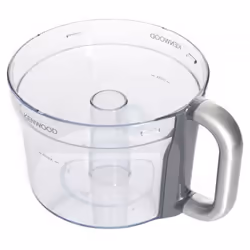 Bol nu du AT647 pour robot ménager KENWOOD - Bol en Titran transparent - Contenance : 2.35 L - Livré avec sa poignée et son m ...